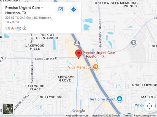 Directions From Your Location to Precise Urgent Care in Houston, TX